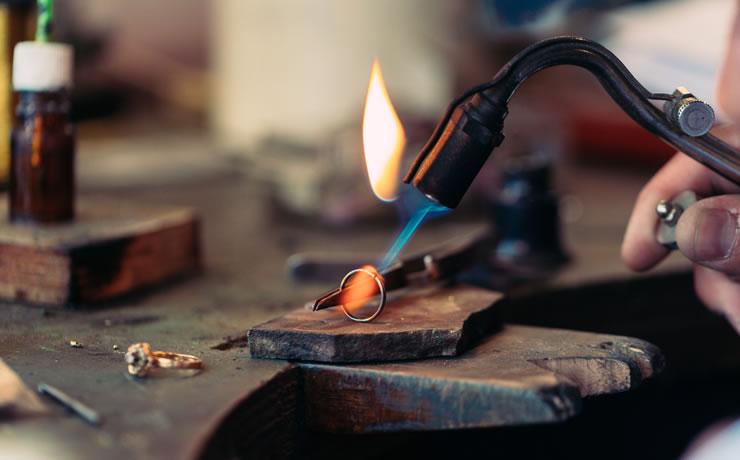 réparation d'une bague